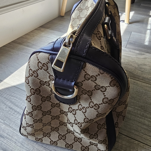 Gucci Monogram Vintage Web Medium Boston Bag - Picture 8 of 16